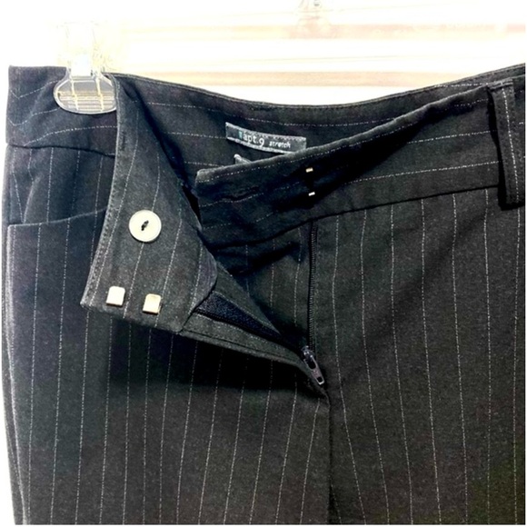 Apt. 9 Women’s Stretch Ava Gray Lurex Silver Pants - Picture 3 of 10